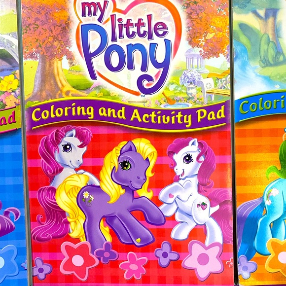 MY LITTLE PONY G3 NWT 2003 COLORING & ACTIVITY PAD BUNDLE OF 3 HASBRO - Picture 5 of 8